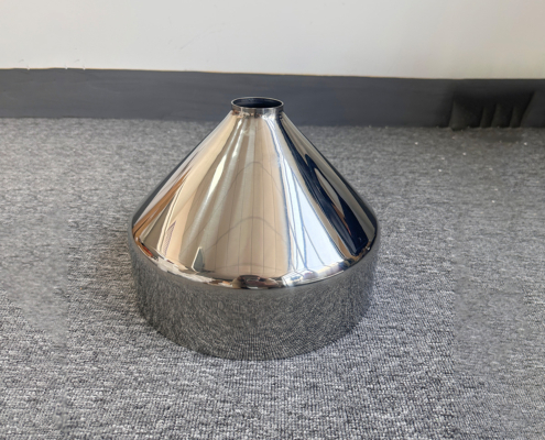 Food mixer drain funnel